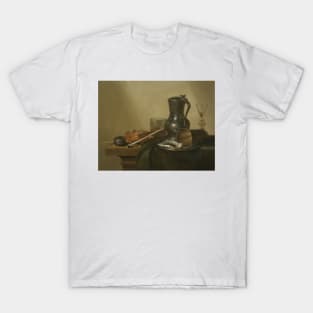 Tobacco Still Life by Willem Claeszoon Heda T-Shirt